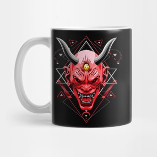 oni mask japan yokai Mug